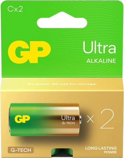 Alkalinebatterijen GP Ultra C/LR14 2 stuks