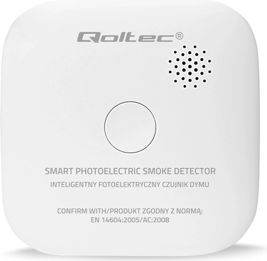 Draadloze rookmelder met batterij, LED-indicator en 85 dB alarm