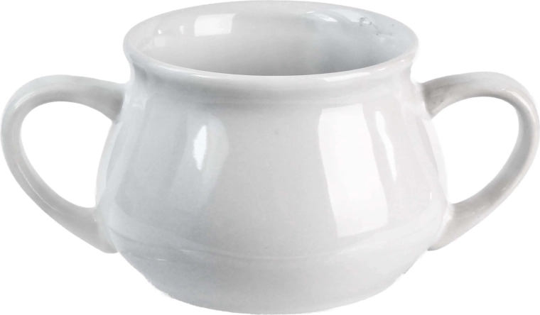 Keramische soepkom TORO 460 ml wit