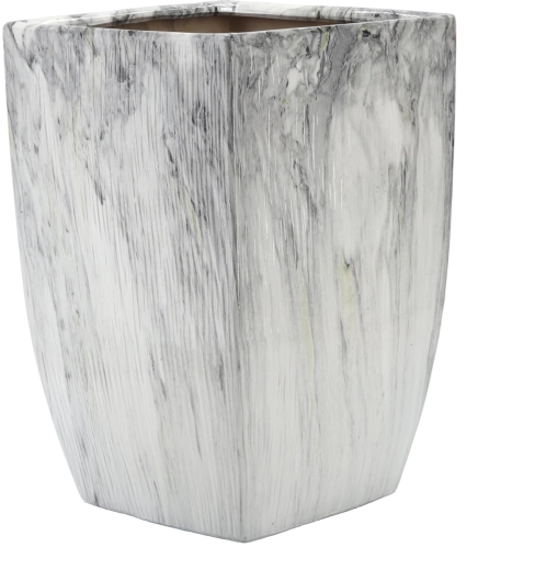 Keramische bloempothoes Lindon marmer 40 cm