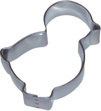 RVS uitsteekvormpjes voor koekjes – kuiken, set van 10 stuks