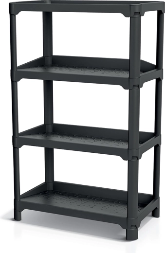 Schoenenrek Nubby rack, gerecycled zwart - 1 stuk