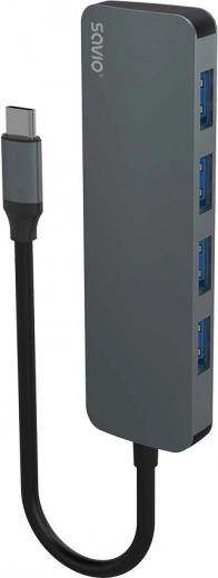 Savio 4‑poorts USB‑C‑hub 3.1 Gen 1 (5 Gbps)
