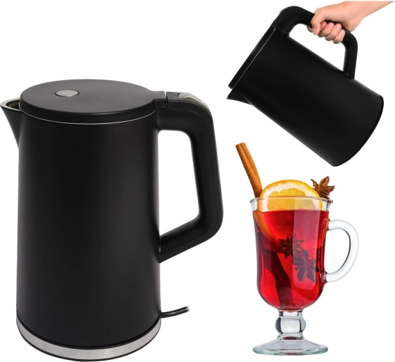 Reiswaterkoker 1,7 l 1500 W zwart