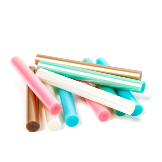 Parelmoeren smeltlijmsticks 11 × 100 mm, 10 stuks