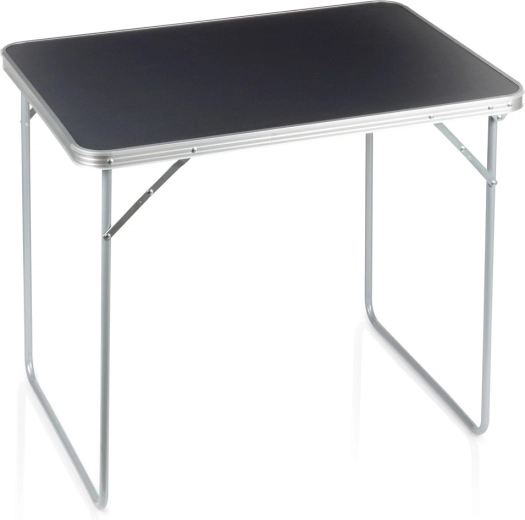 Vilde opvouwbare campingtafel grafiet 80 × 60 × 70 cm