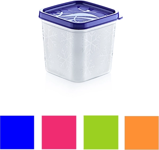 Vierkante No-Frost vriesdoos 0,38 l