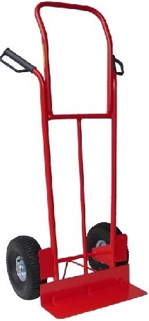 Steekwagen met luchtbanden 300 mm, draagvermogen 400 kg – Tsjechisch product