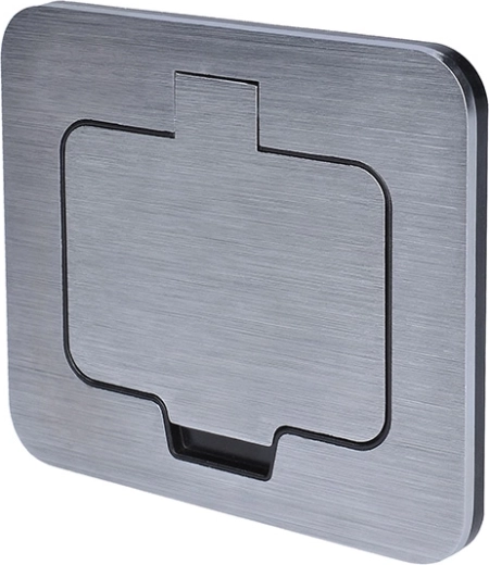 Solight inbouw-vloerdoos IP55 met rechthoekige klep