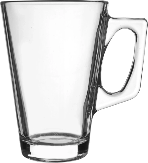 Doorzichtige glazen mok 270 ml