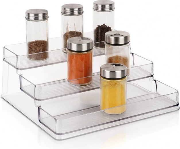 Driedelige transparante keukenplank 25,5 × 23,5 × 10,5 cm