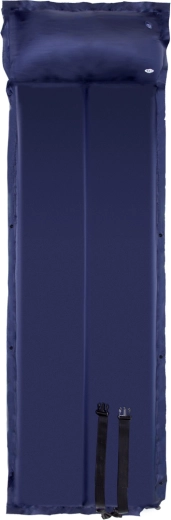 Zelfopblazende slaapmat met kussen NILS Camp blauw