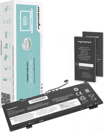 Movano notebookbatterij voor Lenovo Yoga 530-14IKB (L17C4PB0, L17M4PB0) 5800 mAh 44 Wh