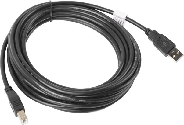 USB 2.0-kabel AM–BM 5 m zwart