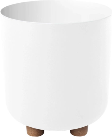 Bloempot Sofia 190 mm wit – matte keramiek