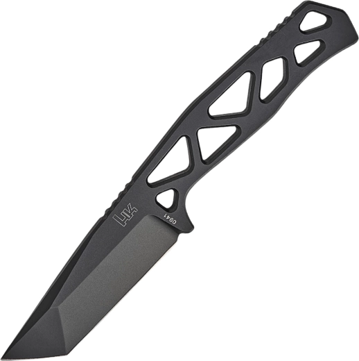 Heckler & Koch FX01 compact all-stalen vast mes met Kydex-schede