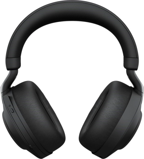 Jabra Evolve2 85 UC draadloze headset met laadstandaard en USB-adapter Link 380a, zwart