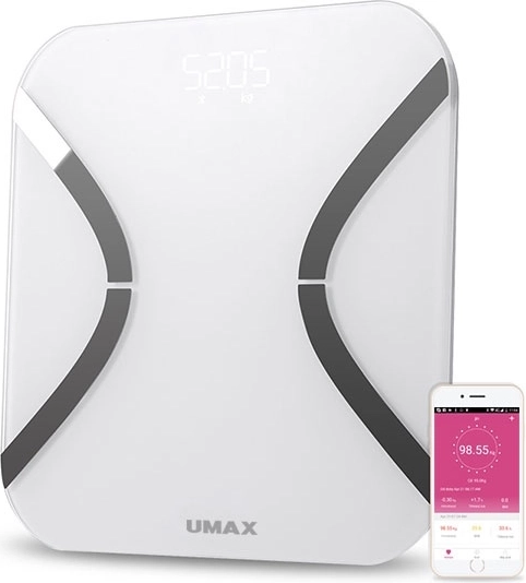 Slimme persoonlijke weegschaal UMAX Smart Scale
