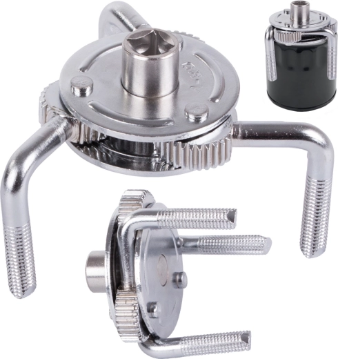 Drietand oliefiltersleutel 70-135 mm