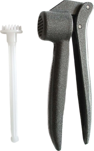 Knoflookpers met kunststof reiniger