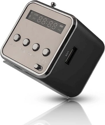 Setty draagbare luidspreker met FM‑radio MF-100 zwart