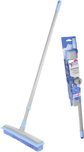 Rubberen bezem met telescopische steel PRESTIGE 31 cm