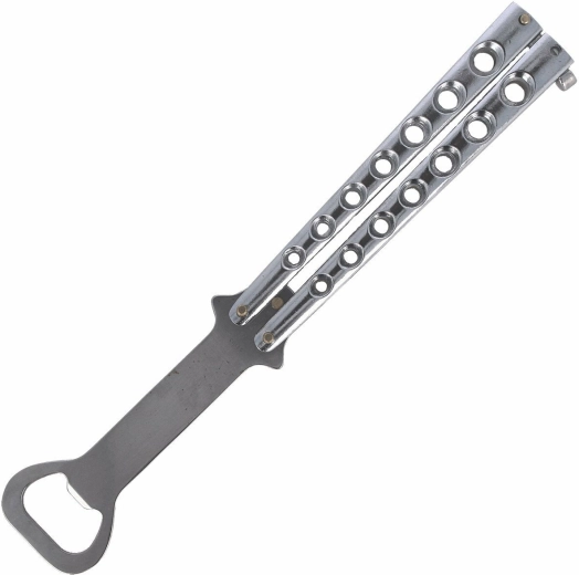 Herbertz Butterfly Chrome flesopener van roestvrij staal