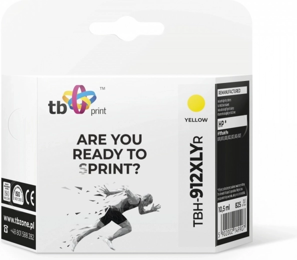 Gele inktcartridge voor HP OfficeJet Pro 8025 hoogcapaciteit