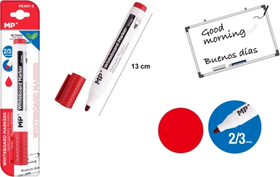 Droog uitwisbare marker - rood