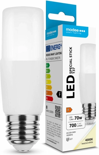 LED-lamp Modee Lighting Special Stick T37 7,9 W E27, neutraal wit, 700 lm