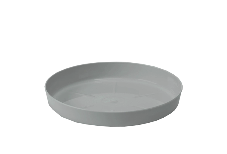 Grijze onderzetter voor bloempot Lamela Magnolia nr. 5