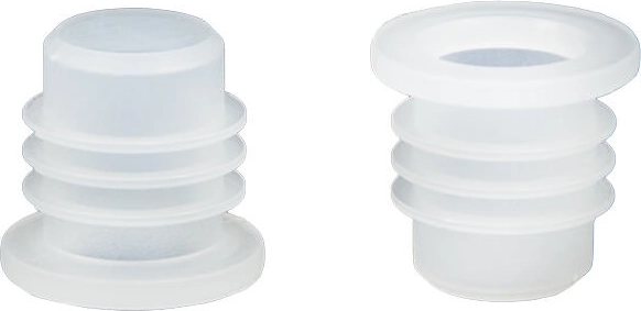 Flessenstop 1 l van kunststof, mix van kleuren (20 stuks)