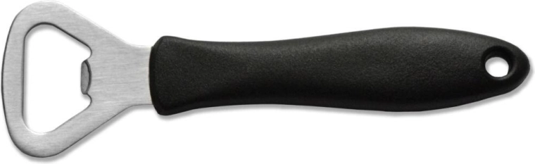 Dubbelzijdige roestvrijstalen kroonkurkopener