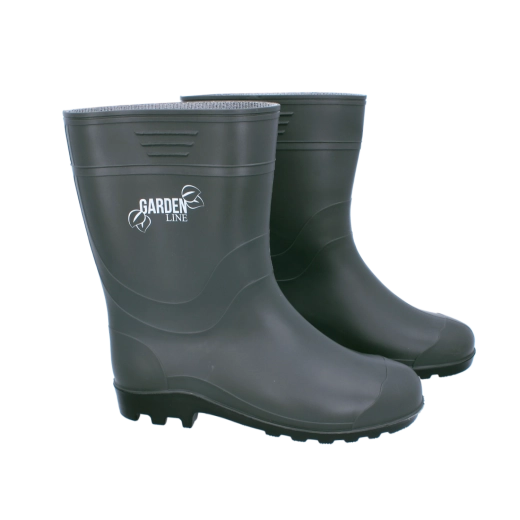 Heren PVC regenlaarzen olijfgroen maat 46