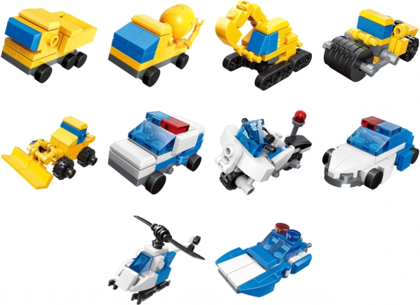 Qman Bouwset Politie Ingenieursteam 3-in-1