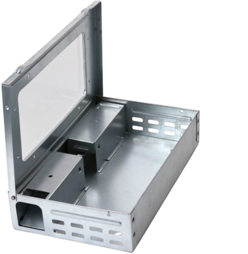 Levend vangende val voor muizen en ratten 26 × 16 × 6 cm van verzinkt staal