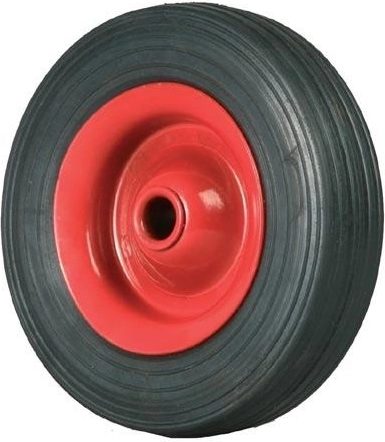 Volwiel voor steekwagen 120 mm met metalen schijf en glijlager 12 mm