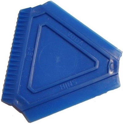 Driehoekige ijsschraper 8 × 8 × 8 cm, mix van kleuren