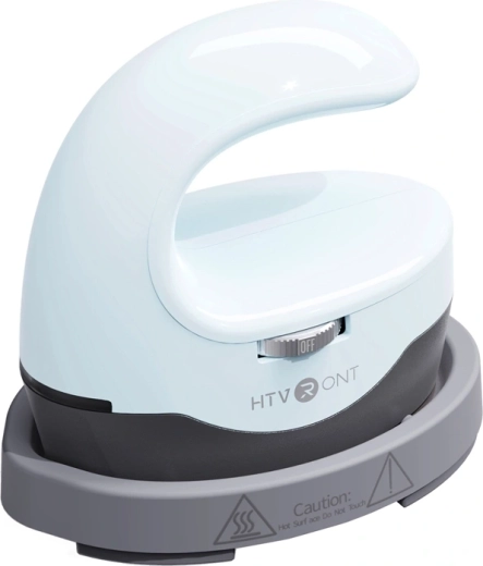 HTVRONT HPM02 mini thermische transferpers lichtblauw