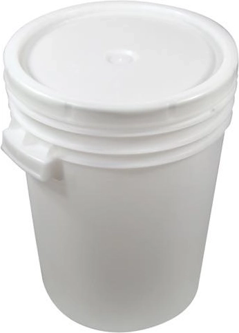 Kunststof vat UNIVERSAL 35 l met deksel en handgrepen