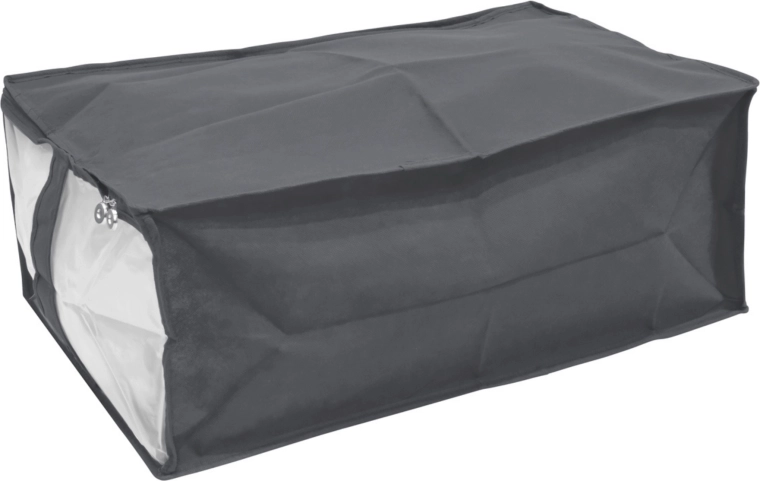 Grijze textielen organizer voor in de kast 40 × 60 × 25 cm