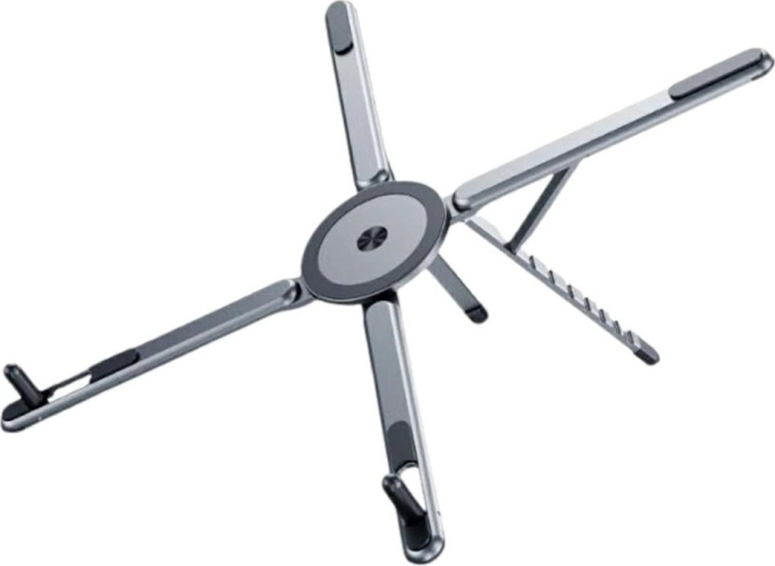 Universele 4smarts-standaard voor laptop, tablet en telefoon compatibel met MagSafe – grijs