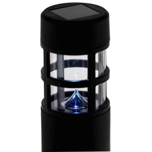 Zonne tuinlamp ASPEN 38,5 cm, koel wit, zwart