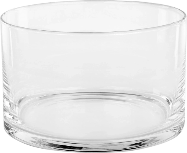 Glazen saladeschaal voor gelaagde salades 20 cm