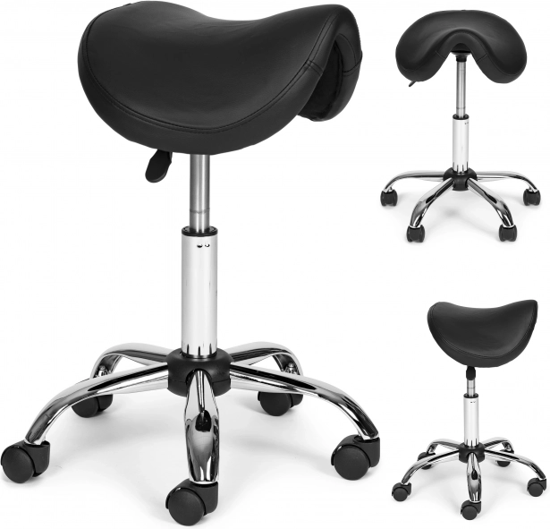 Ergonomische cosmetische kruk met verstelbare hoogte