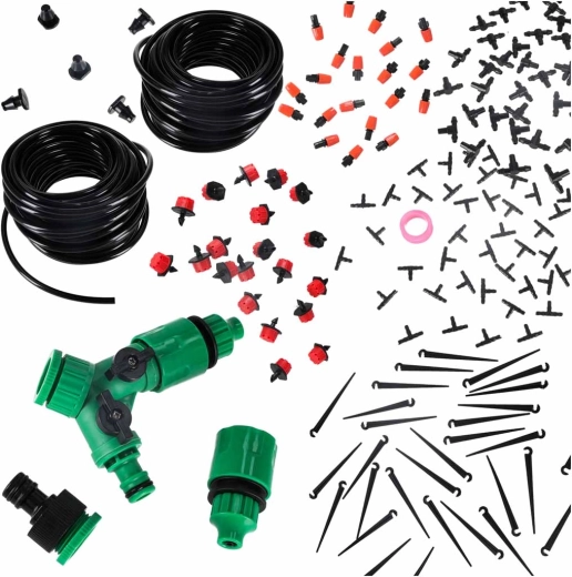 LUARO tuinset voor verneveling en druppelirrigatie 25 m