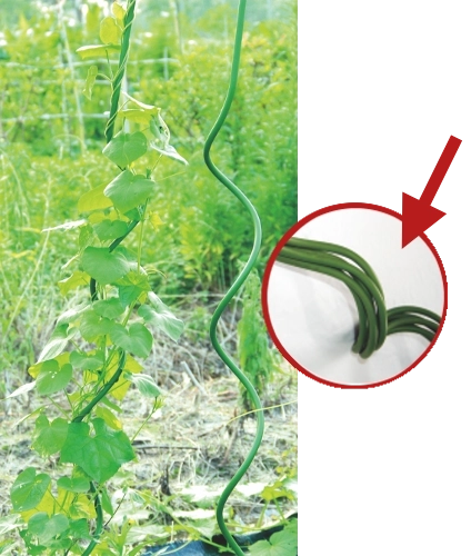Spiraalvormige plantensteun 150 cm, diameter 11 mm