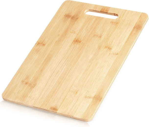 Bamboe snijplank met handgreep 35,5 × 25,5 cm