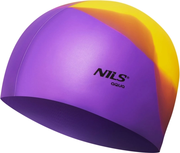 Siliconen zwemcap NILS Aqua multicolor