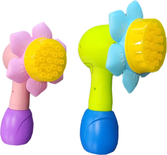 Bellenblazer Bloem – automatische bubbelpistool, mix van kleuren